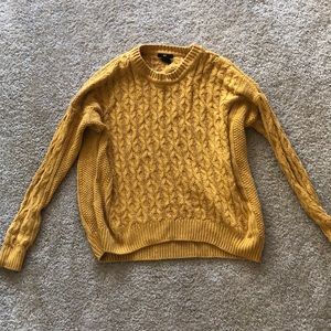 H&M mustard yellow sweater